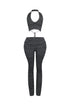 Riptide Ribbed Knit Halter Top & Pants SET